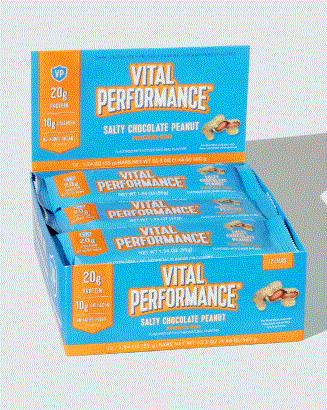 Vital Performance Salty Chocolate Peanuts 12 Bars - Clinical Nutrients