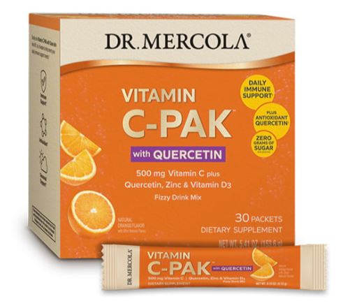 Vitamin C-PAK® with Quercetin Orange Flavor 30 Servings - Clinical Nutrients