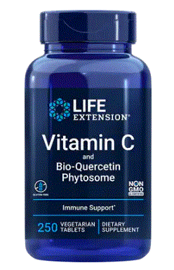 Vitamin C and Bio-Quercetin Phytosome 250 Tablets - Clinical Nutrients