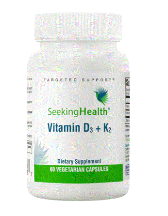 Vitamin D3 + K2 60 Capsules - Clinical Nutrients