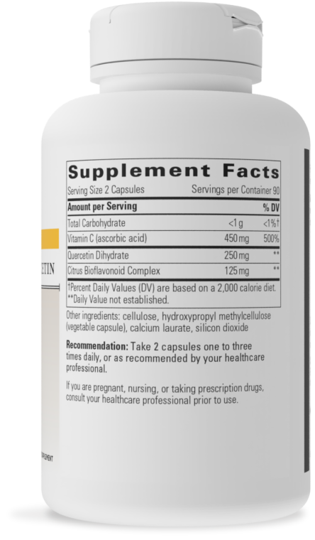 Vitamin C with Quercetin 180 veg. caps - Clinical Nutrients