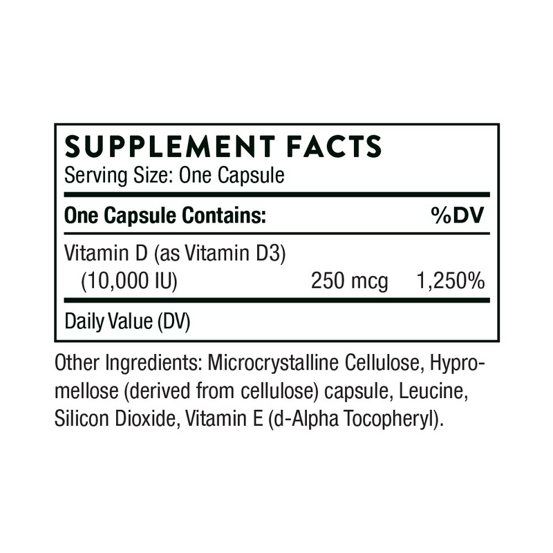 Vitamin D-10,000 60 CT - Clinical Nutrients