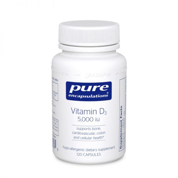 Vitamin D3 125 mcg 5000 IU 250C - Clinical Nutrients