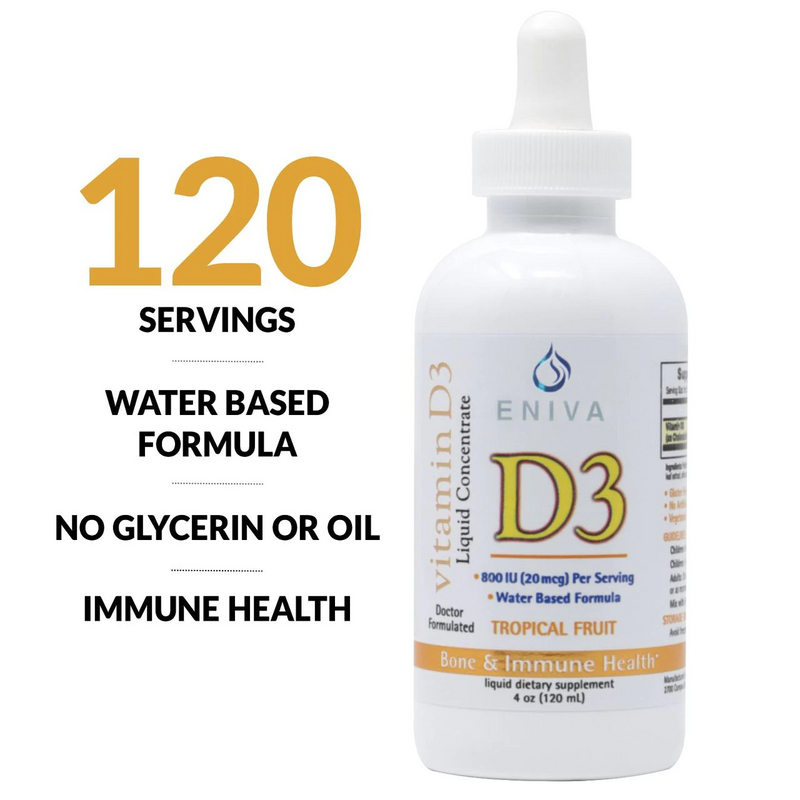 Vitamin D3 Liquid Concentrate (120 mL) - Clinical Nutrients