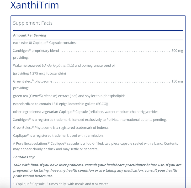 XanthiTrim - Clinical Nutrients