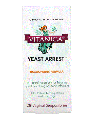 Yeast Arrest 28 Suppositories - Clinical Nutrients