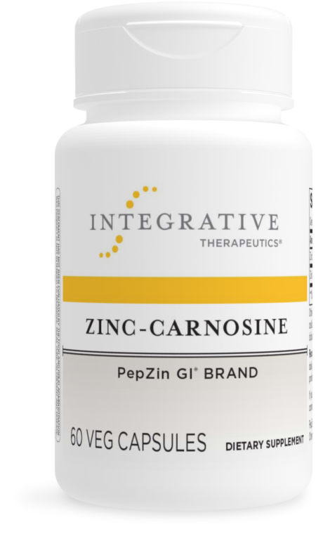 Zinc-Carnosine 60 veg. caps - Clinical Nutrients