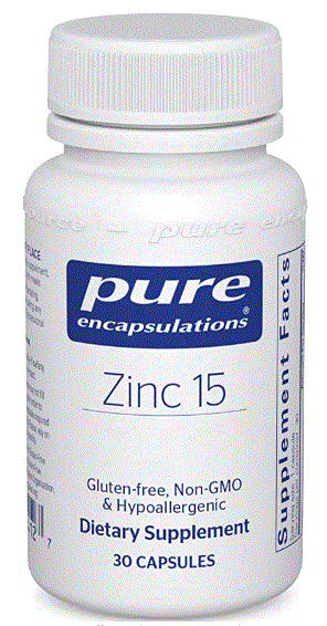 Zinc 15 30's (30 day) - Clinical Nutrients