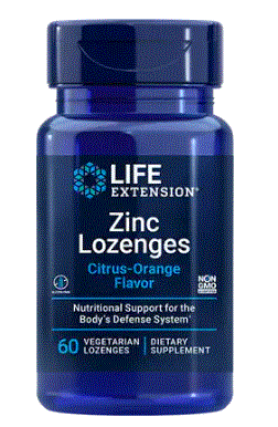 Zinc Lozenges Citrus-Orange Flavor 60 Lozenges - Clinical Nutrients