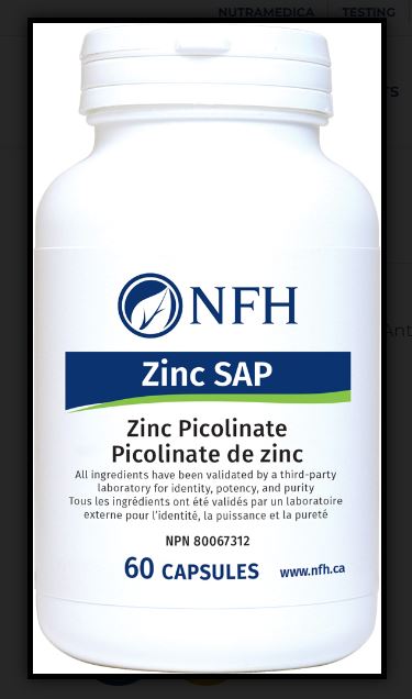 Zinc SAP 60 Softgels - Clinical Nutrients