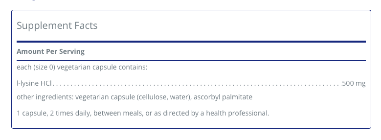 l-Lysine 90 C - Clinical Nutrients