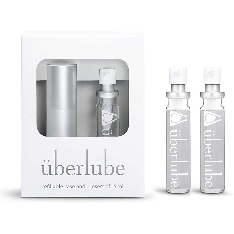 Uberlube- Good-to-Go Traveler Silver + 2 Refills - Clinical Nutrients